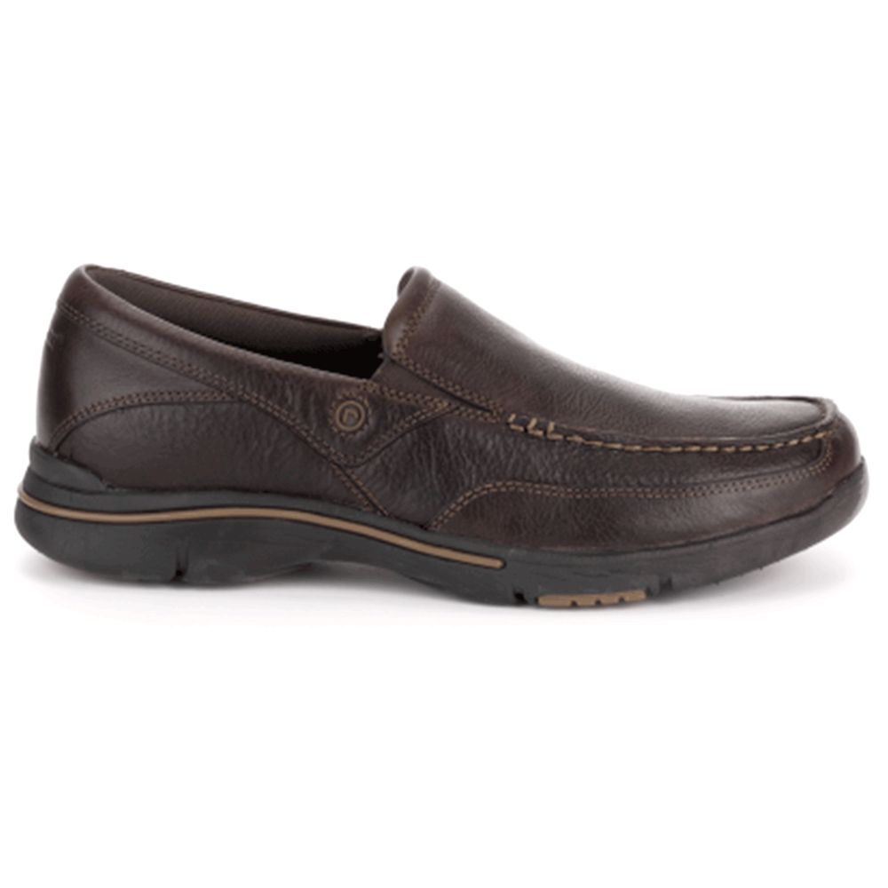 Rockport City Play Eberdon - Mens Walking Shoes - Dark Brown - NZ (VFH-324160)